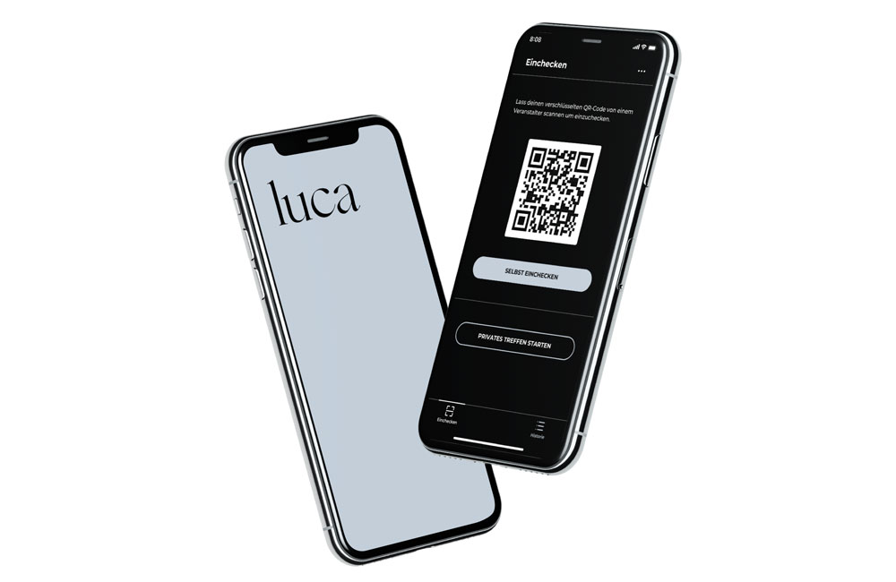 Anwendung der LUCA-App